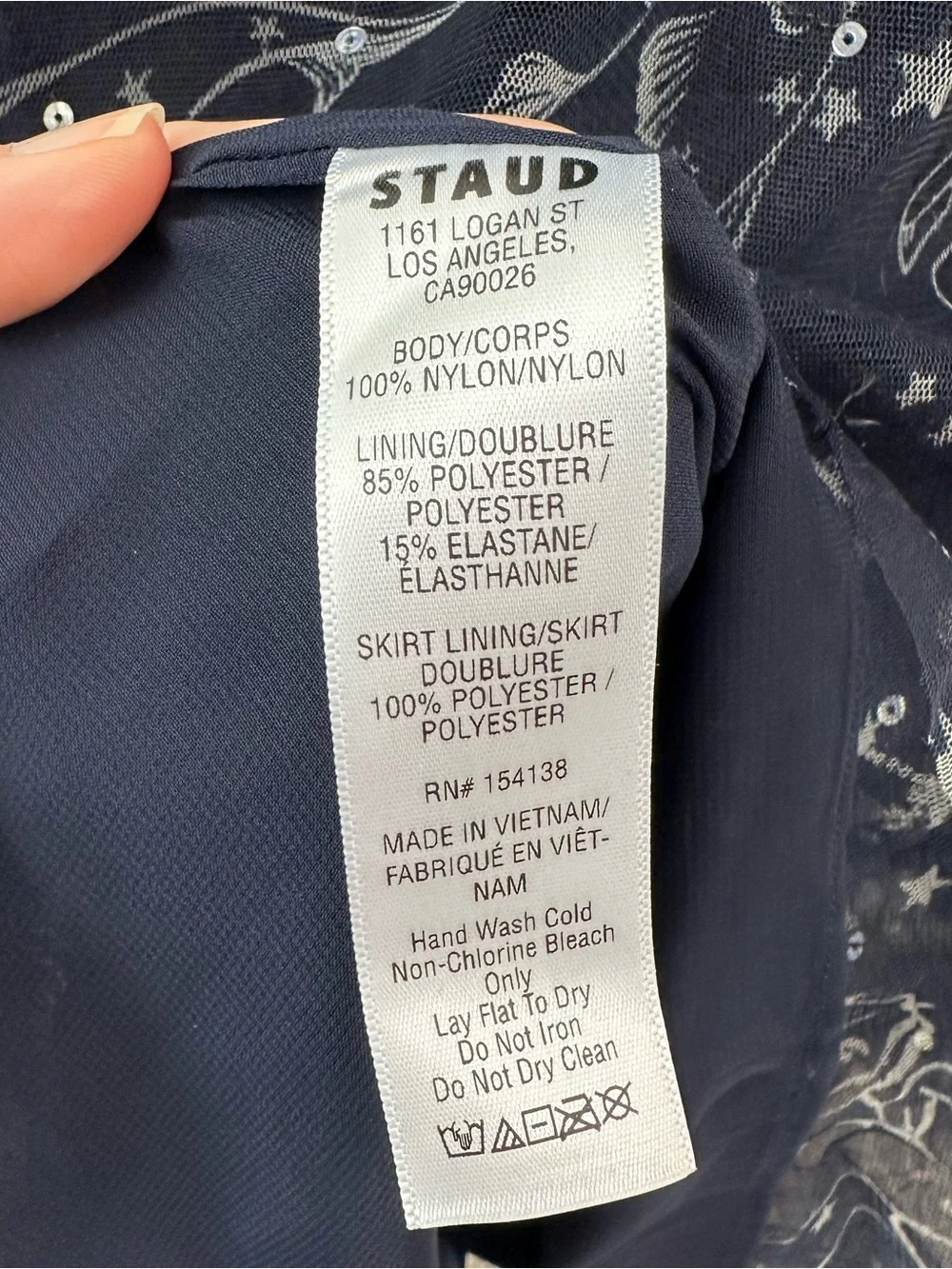 Staud Bettina Gown Zodiac Constellation Tulle SZ US 10 - Picture 6 of 9